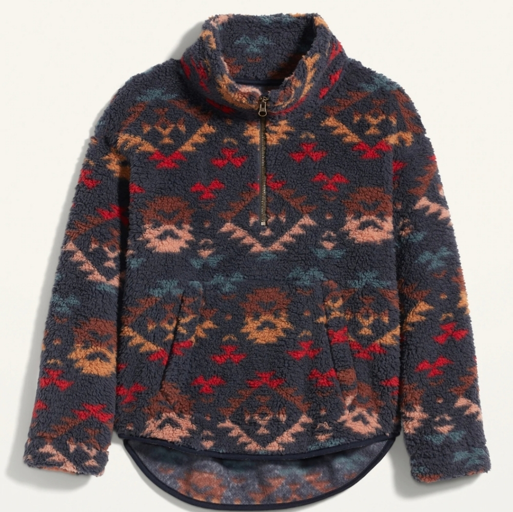 ISO Sherpa Half Zip by Old Navy - Size L Large